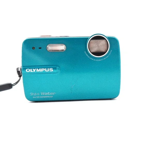 Olympus Stylus 550WP 10MP Digital Camera Digi Point Shoot Camera Tested